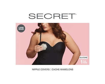 Secret Collection Large Silicone Nipple Cover - One Size - 1 EA