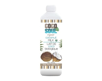 COCOSOUL Coconut Milk, Organic - 1.25 L