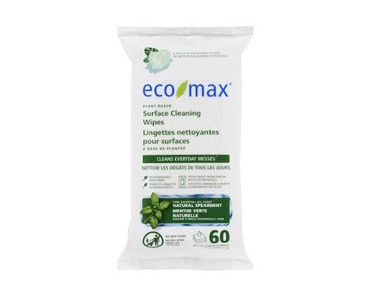Surface Cleaning Wipes Natural Spearmint - 60.0 EA