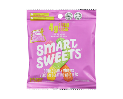 Candy Sour Gummy Worms - 50.0 G