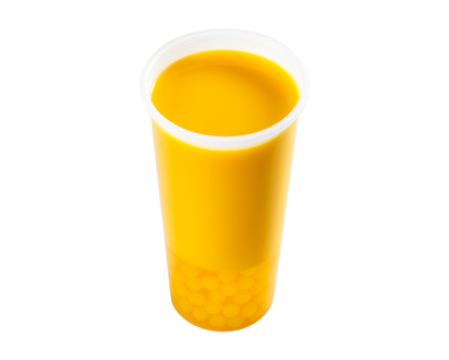 Mango Bubble Tea With Mango Jelly Pearls - 645.0 ML