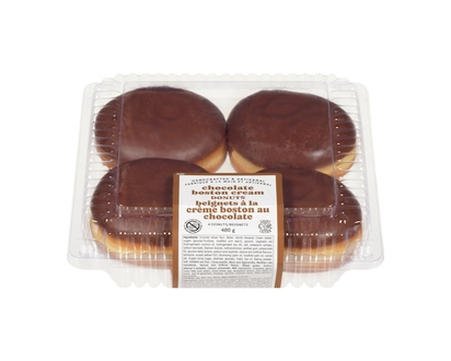 Chocolate Boston Cream Donuts - 480.0 G