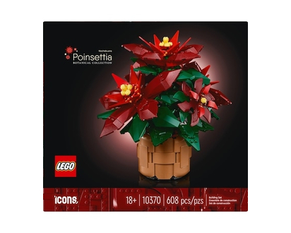 Lego icons le poinsettia ensemble de construction de décoration florale 10370 - 1.0 EA