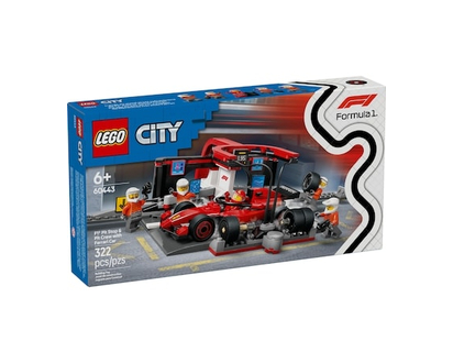 LEGO City Formula 1 F1® Pit Stop & Pit Crew with Ferrari Car 60443 - 1.0 EA