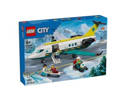 City Emergency Air Ambulance Airplane Toy 60465 - 1.0 EA