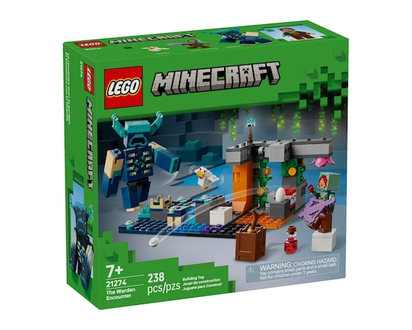 LEGO Minecraft La Rencontre avec le Gardien, Produit de Jeu Vidéo à Collectionner 21274 - 1.0 EA