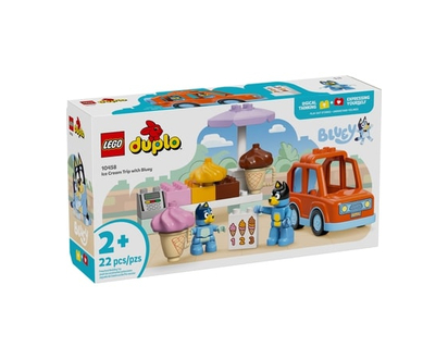 LEGO DUPLO La Visite au Comptoir de Crème Glacée avec Bluey, Jouet pour Tout-Petits 10458 - 1.0 EA