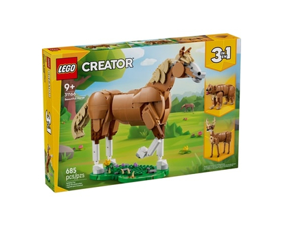 LEGO Creator 3en1 Le Cheval Magnifique, Ensemble de Construction 31166 - 1.0 EA