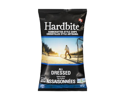 Hardbite Handcrafted-Style Chips, All Dressed - 150.0 G
