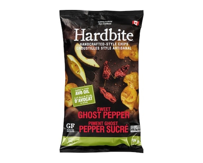 Hardbite Handcrafted-Style Chips, Sweet Ghost Pepper - 128.0 G