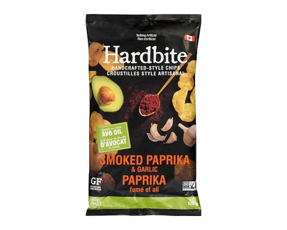 Hardbite Handcrafted-Style Chips, Paprika - 128.0 G