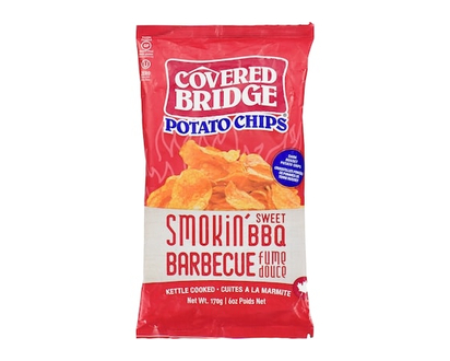 Covered Bridge Potato Chips Smokin' Sweet Bbq - 170.0 G