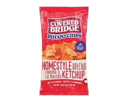 Covered Bridge Potato Chips, Homestyle Ketchup - 170.0 G
