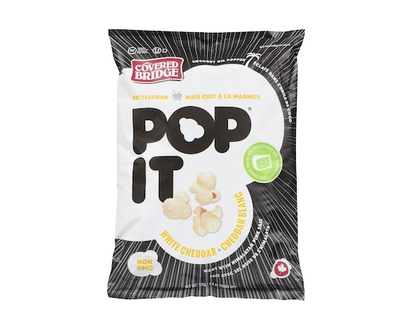 Covered Bridge Kettlecorn, White Cheddar - 125.0 G