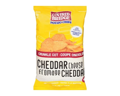 Covered Bridge Potato Chips, Cheddar Cheese - 170.0 G