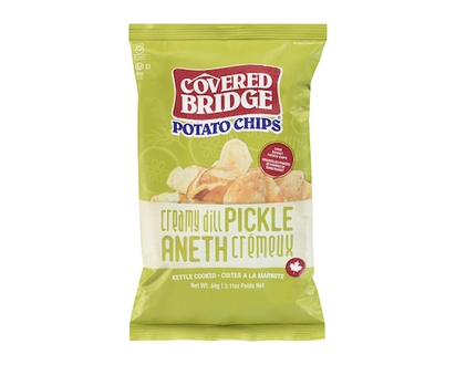 Covered Bridge Potato Chips Creamy Dill - 60.0 G