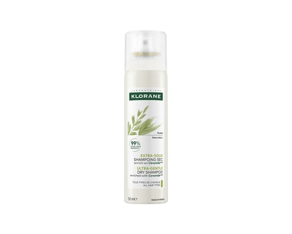Klorane Shampoing sec extra-doux au lait d’Avoine - L’original - Tous types de cheveux - 150 ML