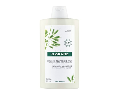 Klorane Extra-doux Shampooing à l'Avoine - Tous types de cheveux - 400 ML