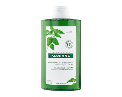 Klorane Shampooing Séboabsorbant à l’Ortie BIO - Cheveux gras - 400 ML