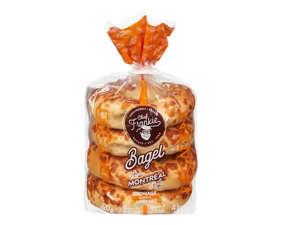 Chef Frankie Bagel style montréal fromage - 320.0 G