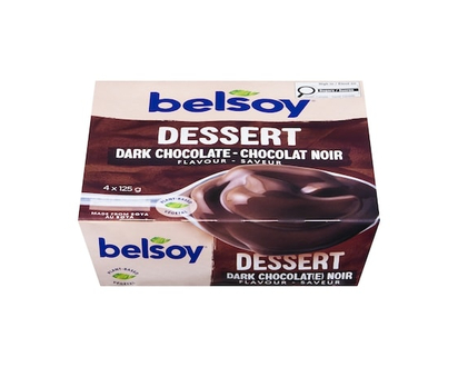 Belsoy Dessert au chocolat noir - 125.0 G