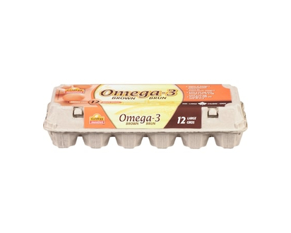 Goldegg Omega 3 Brown Eggs, Large - 12.0 EA
