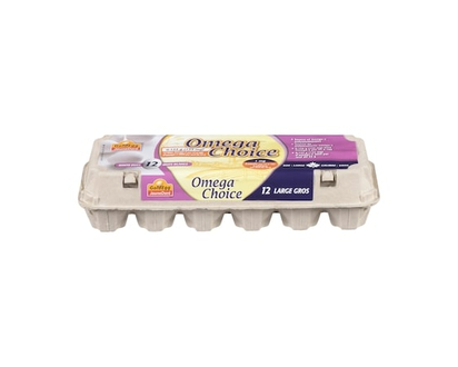 Goldegg Omega 3 White Eggs, Large - 12.0 EA