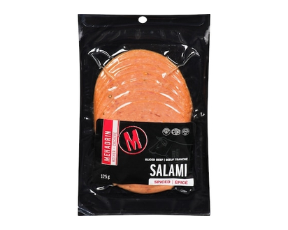 Kosher Mehadrin Cachère Salami Bœuf Tranché Épicé - 125.0 G