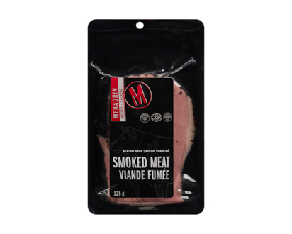 Kosher Mehadrin Kosher Sliced Beef Smoked Meat - 125.0 G