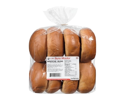 Buns Master Brioche Buns - 456.0 G