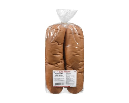 Buns Master Footlong Sub Buns - 544.0 G