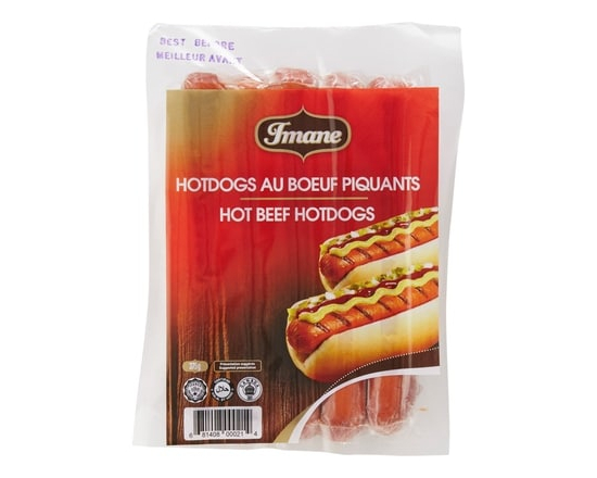 Imane Saucisses bœuf piquant - 375.0 G
