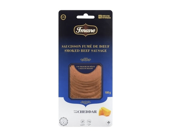 Imane Avec Cheddar Saucisson Fumé De Bœuf - 100.0 G