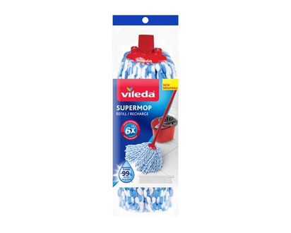 Recharge SuperMop en microfibres - 1.0 EA