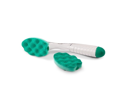 Vileda Scrunge Dishwand with Extra Refill, Dispensing Soap Handle - 1.0 EA