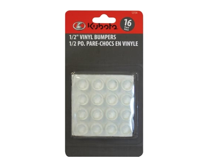 Kubota Butoirs en vinyle de 1,25 cm (0,5 po), 16 pièces - 1.0 EA