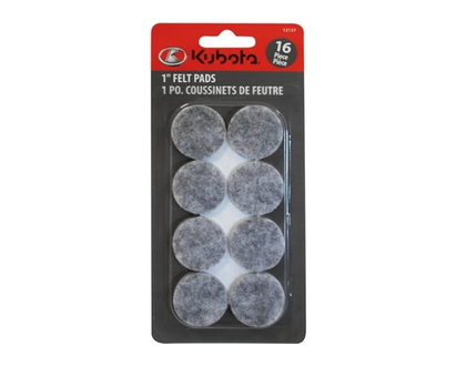 Kubota 16pc 1" Felt Pads - 1.0 EA