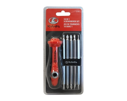 Kubota Ensemble de tournevis 10 en 1 - 1.0 EA