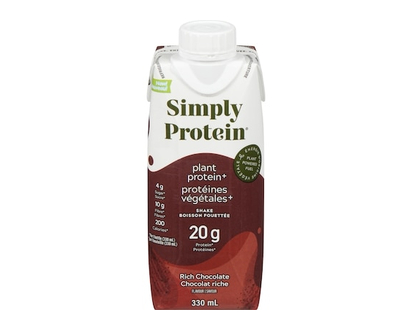 Simply Protein Plant Protein+ Shake Rich Chocolate Flavour - 330.0 ML
