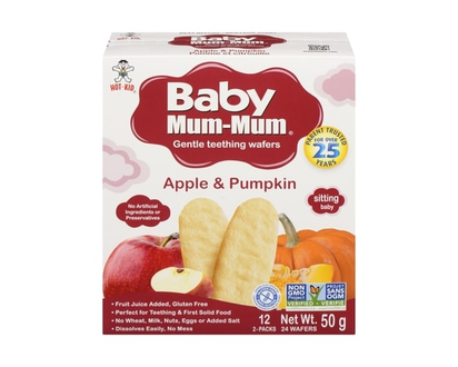 Hotkid Baby Mum Mum Apple&Pumpkin - 50 G