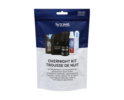 Travel Brand Goods Overnight Kit - Trial & Travel Size - 5.0 EA