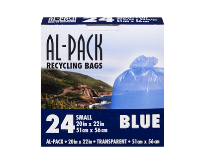 Al-Pack Blue Recycle Bags - 24.0 EA