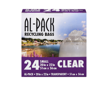 Al-Pack Clear Recycle Bags - 24.0 EA