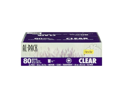 Al-Pack Medium Clear Transparent - 80.0 EA