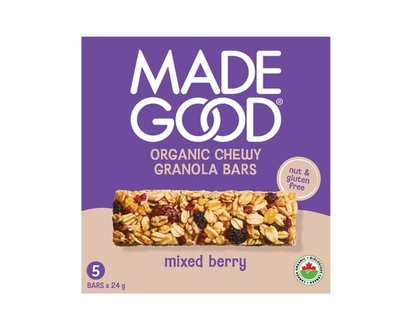 Made Good Barres granola Baies mélangées Boîte de 5 barres - 120.0 G