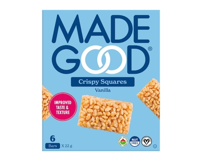 MadeGood Carrés croustillants à la vanille - 132 G