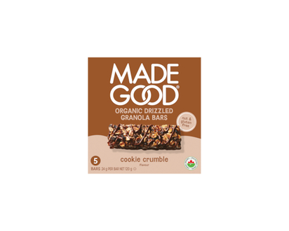 Made Good Cookie Crumble Chocolate Drizzled Granola Bars 5pk - 120.0 G