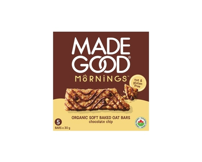 Made Good Mornings Chocolate Chip Soft Baked Oat Bars 5pk - 150.0 G