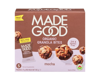 Made Good Organic Granola Bites Mocha - 185.0 G