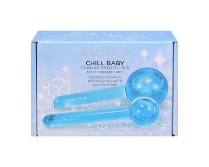 Pacifica Cooling Cryo Globes Facial Massage Tools Chill Baby - 2.0 EA